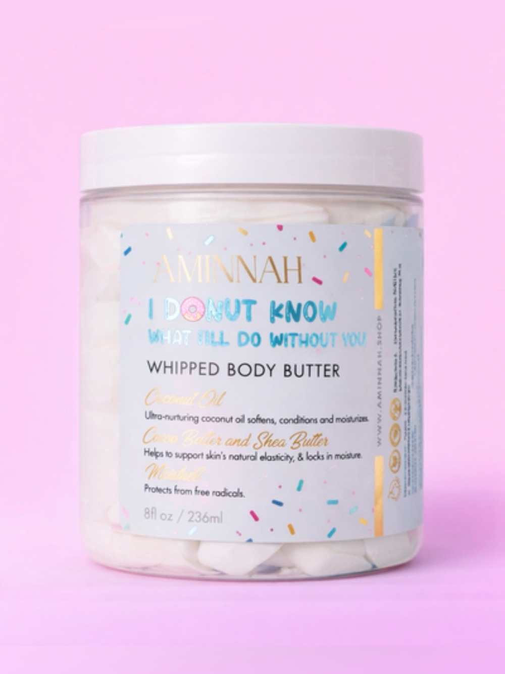 NWT Aminnah I Donut Know Whipped Body Butter retails $38.00 USD
